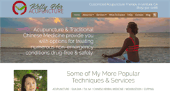 Desktop Screenshot of kellyheracupuncture.com